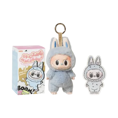 POP MART THE MONSTERS (LABUBU) Exciting Macaron Plush Series SEA SALT COCONUT