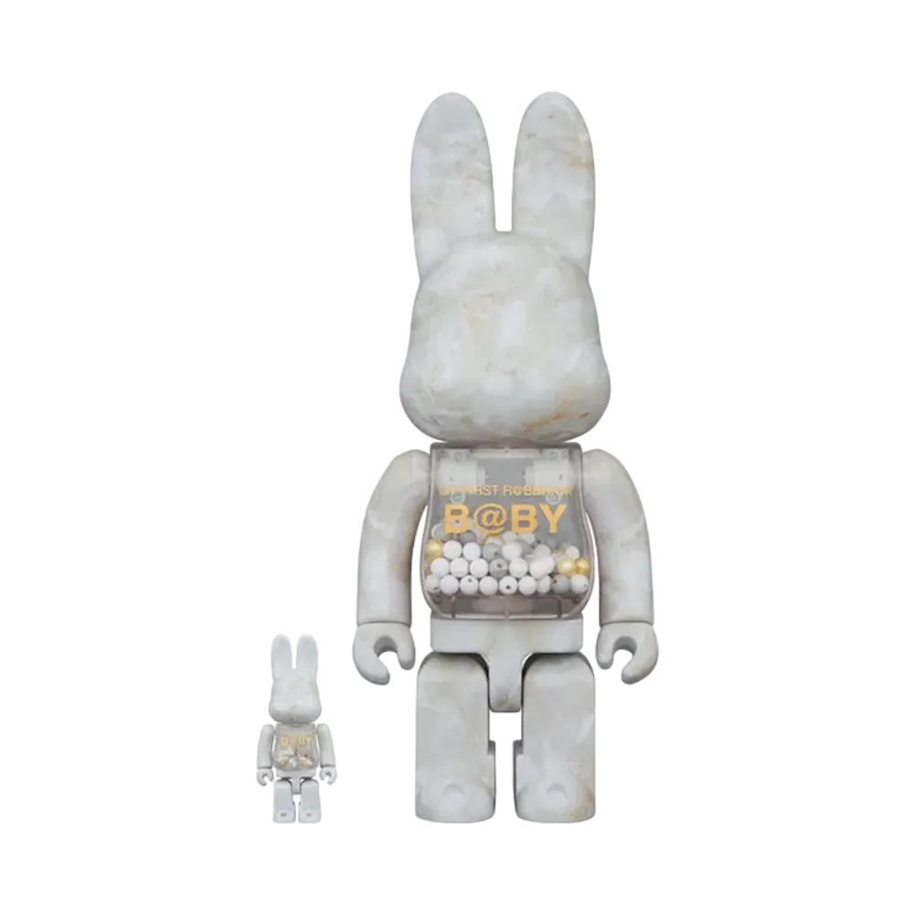 Bearbrick My First R@BBRICK B@BY Marble Ver. 100% & 400%