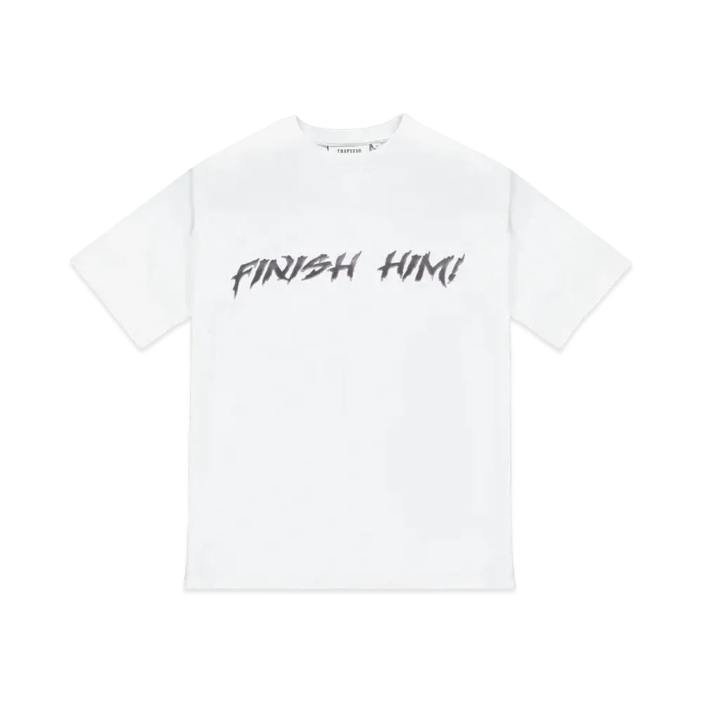 TRAPSTAR x Mortal Kombat Finish Him Tee "White"