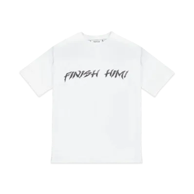 TRAPSTAR x Mortal Kombat Finish Him Tee "White"