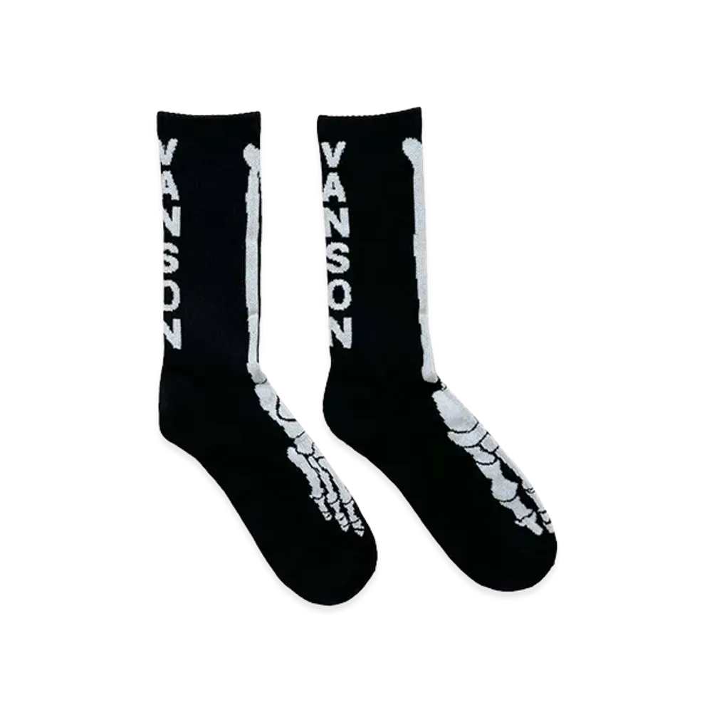 Vanson Socks "Bone A"