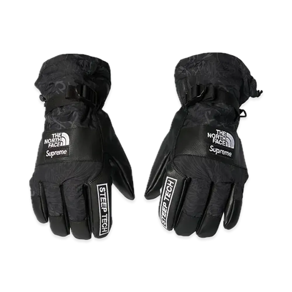 Supreme x The North Face Steep Tech Gloves "Black Dragon"