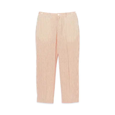 BEAMS IVY Wide Wool Stripe "Orange"