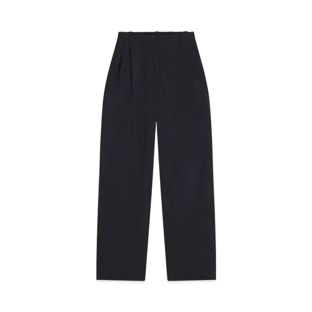 Maison Kitsune Elasticated Casual Pleats Pants "Navy"