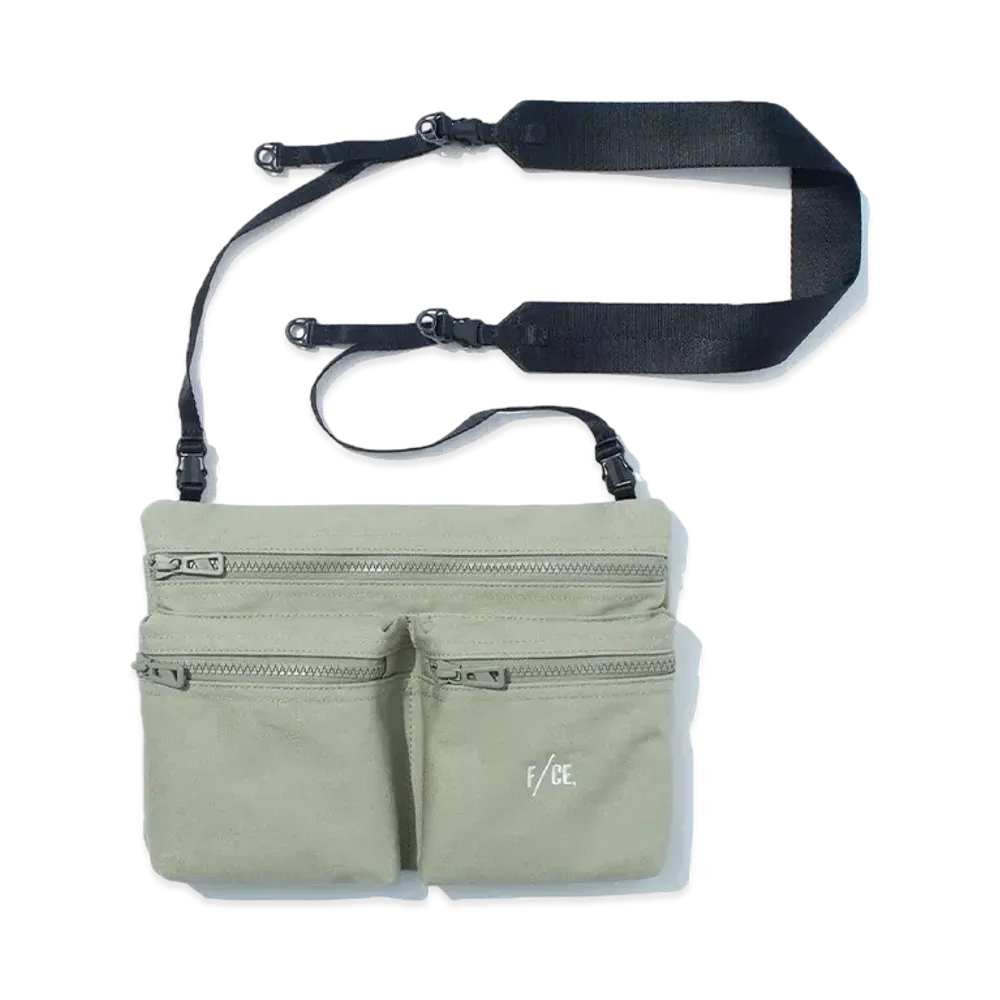 F/CE. W.R Canvas Sacoche "Sage Green"