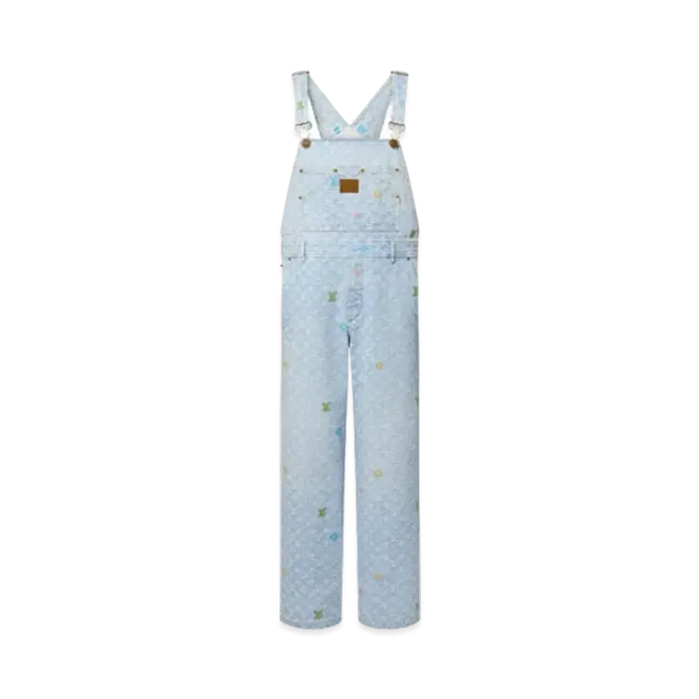 Tyler, The Creator x Louis Vuitton Monogram Denim Dungarees "Indigo"