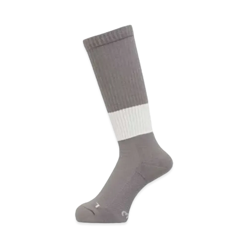 Goldwin C3 Fit Daily Soft Pile Border Socks (C3 Fit / Unisex) "Gray"