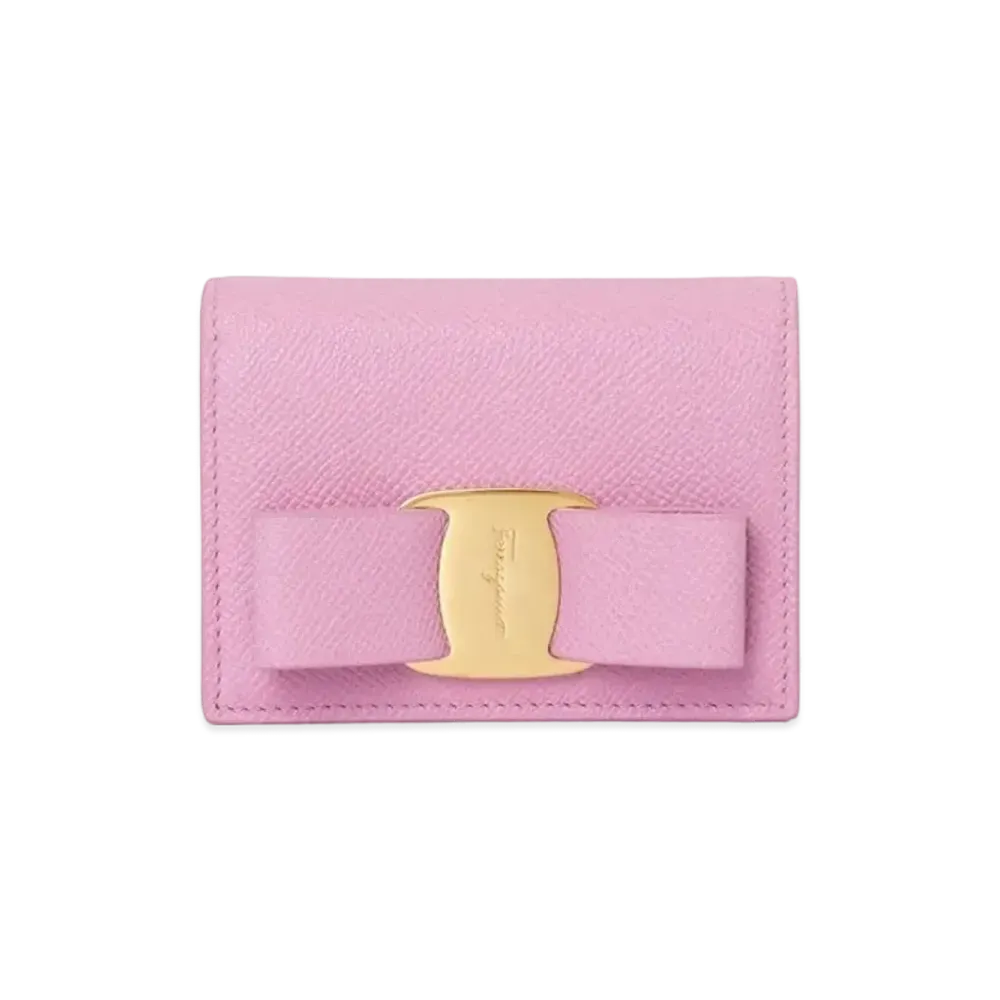 Salvatore Ferragamo Compact Wallet "Flamingo"