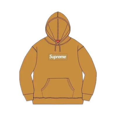 Supreme Box Logo Hooded Sweatshirt "Gold" (11FW)