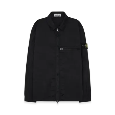 Stone Island 10919 Nylon Metal in Econyl Regenerated Nylon Overshirt -23SS "Black"