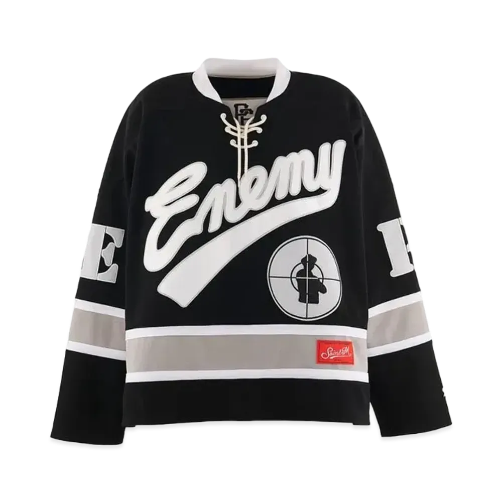 SAINT Mxxxxxx x Public Enemy Game Shirt "Black"