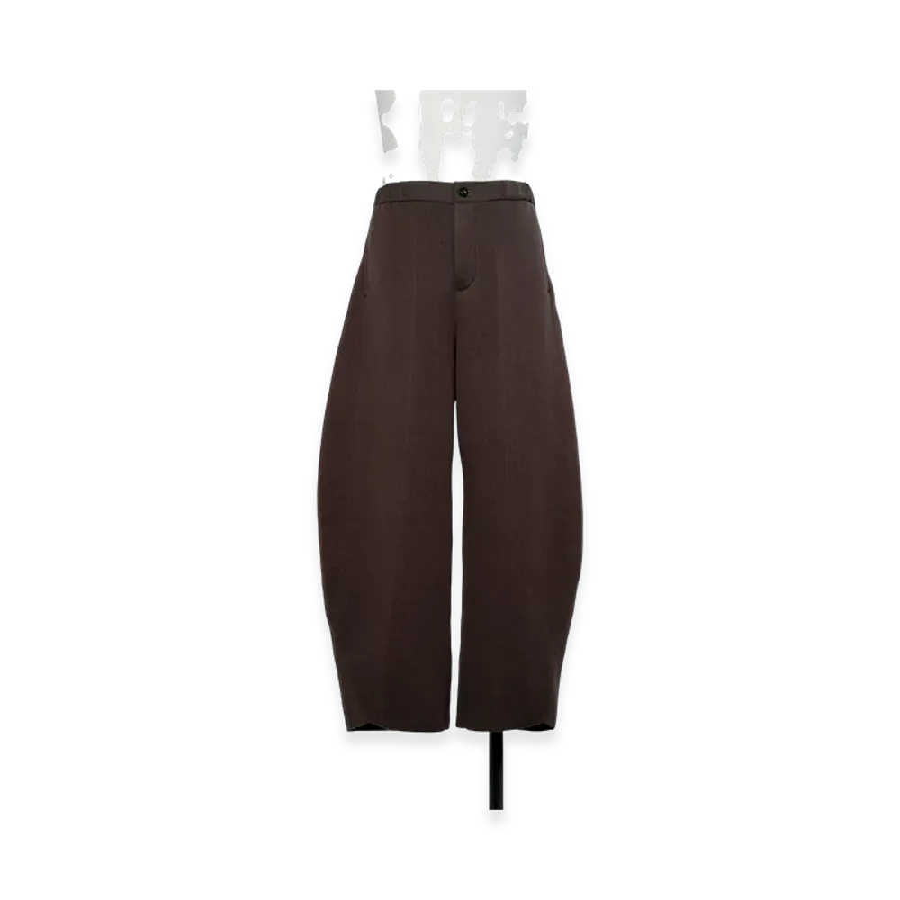 sacai Cotton Cashmere Knit Pants "Brown"