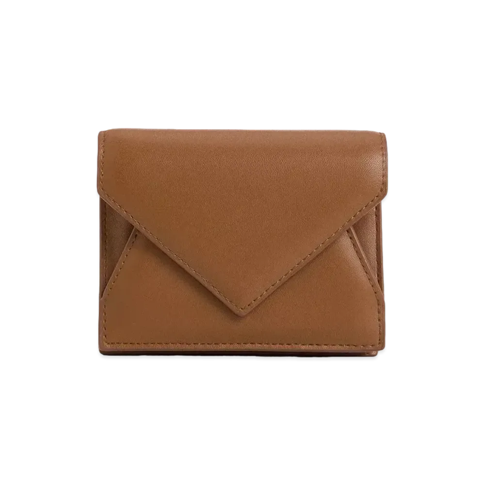 CHARLES & KEITH Bothy Envelope Flap Wallet "Brown"
