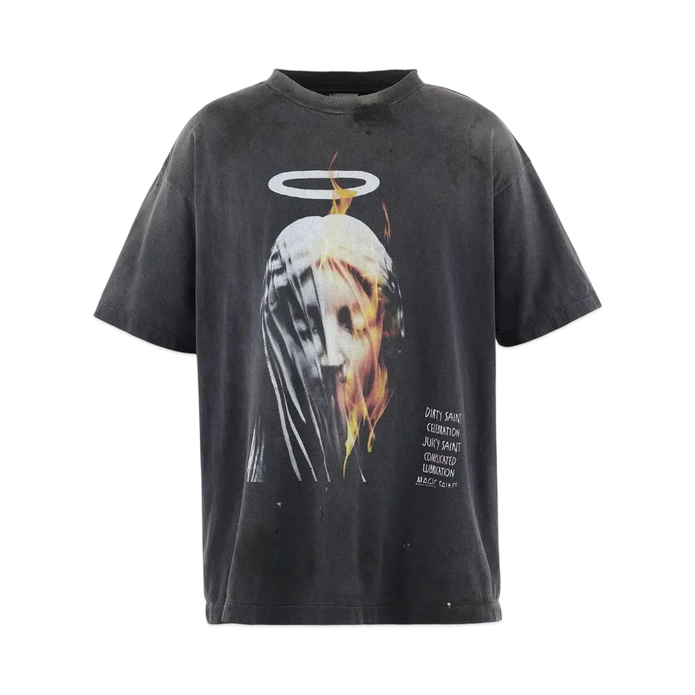 SAINT Mxxxxxx SS Tee Devil Daddy "Black" SM-HR8-0000-002