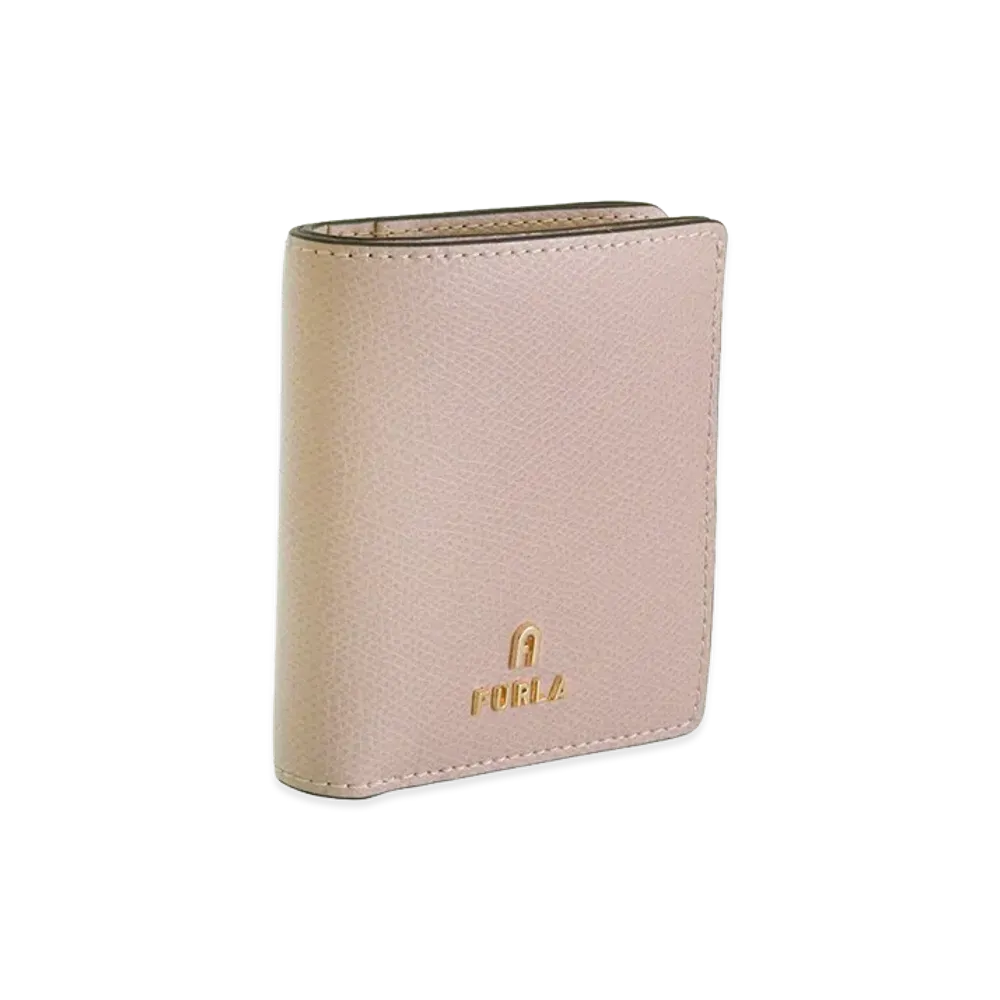FURLA Camelia S Compact Wallet Bifold "Beige"