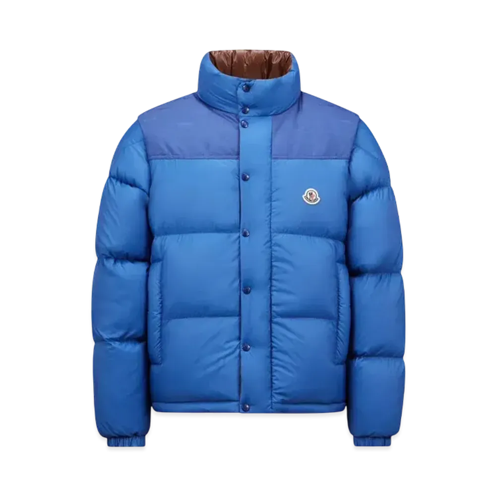 MONCLER Re/Icons Men's Verone Short Down Jacket "Electric Blue"
