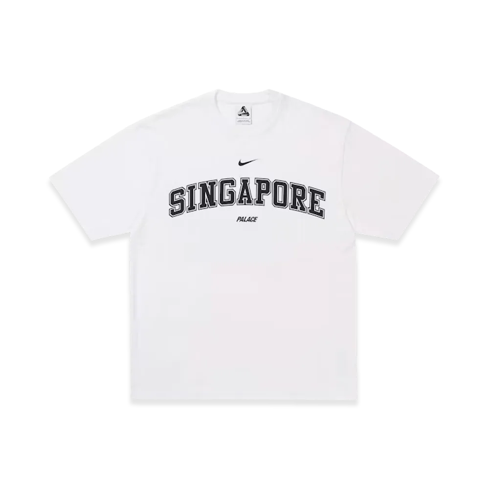 PALACE SINGAPORE Palace Nike Shop T-Shirt Singapore "White"