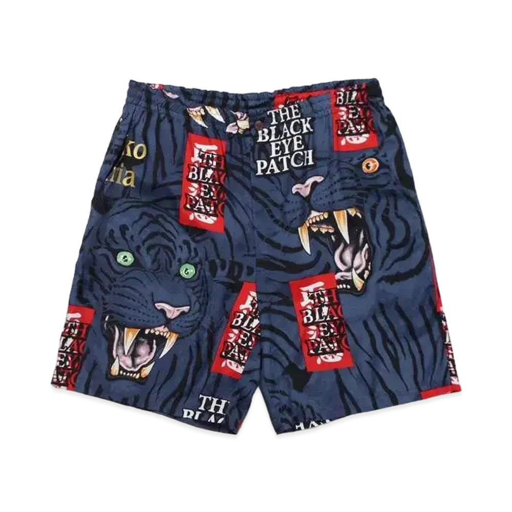 BlackEyePatch WACKO MARIA TIM LEHI Hawaiian Shorts "Navy"