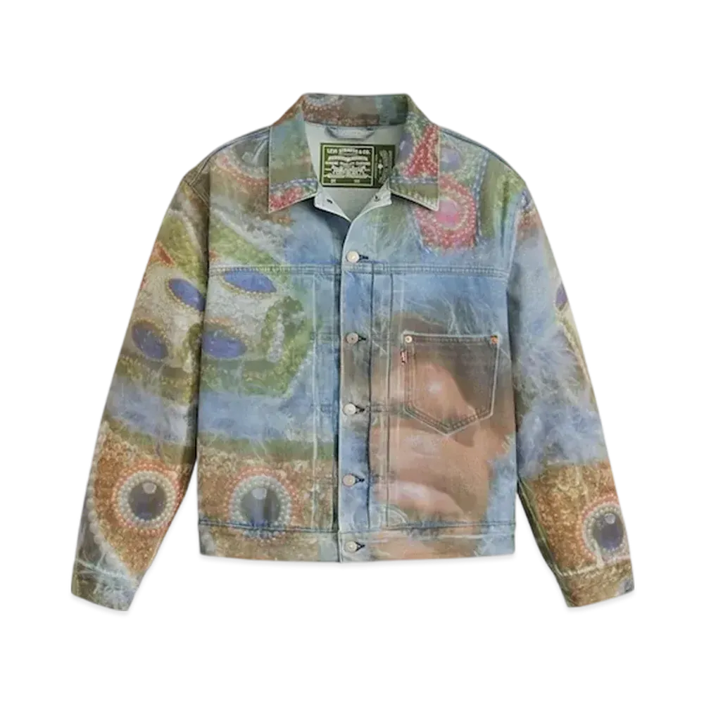 DENIM TEARS x Levi's Photo Trucker Jacket "Multi"