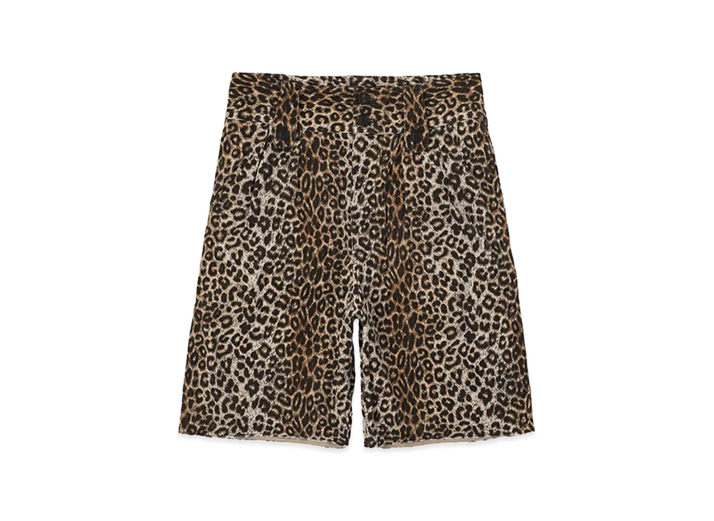 visvim Coronel Shorts Leopard "Beige"
