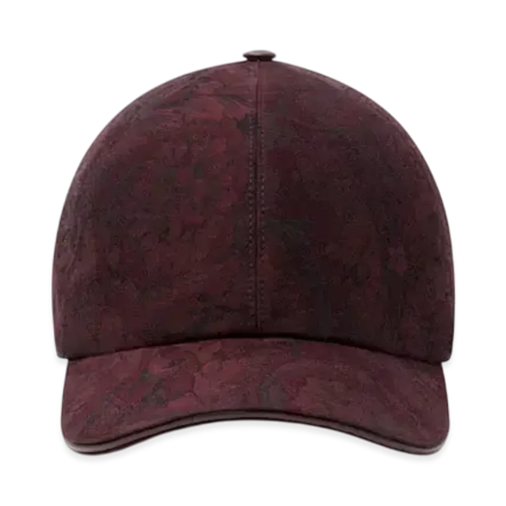 Versace Barocco Jacquard Baseball Cap "Burgundy"
