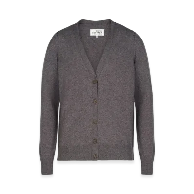 Maison Margiela Women's Eco Cashmere Cardigan "Grey"