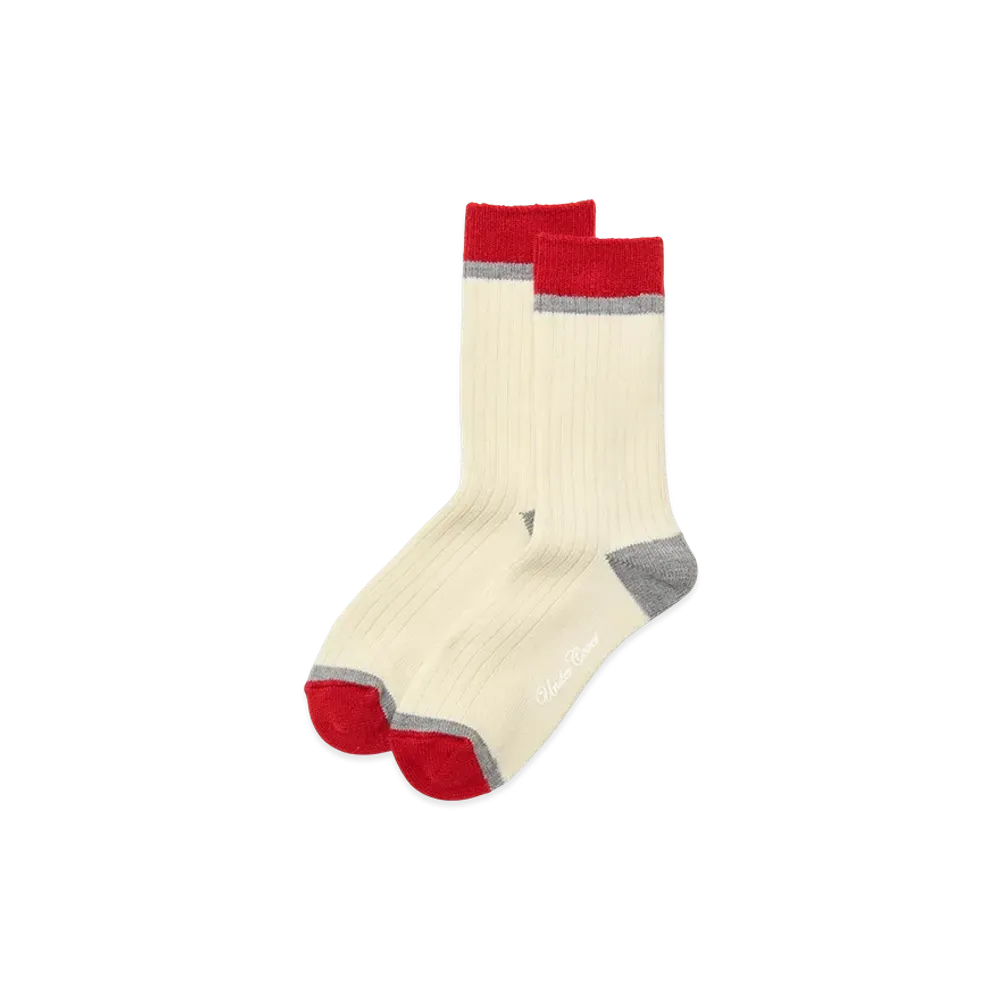 UNDERCOVER Acrylic Ribbed Socks "Ivory"