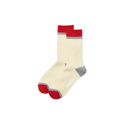 UNDERCOVER Acrylic Ribbed Socks "Ivory"
