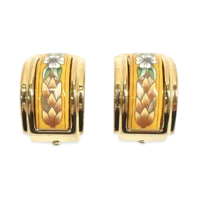 HERMES Email Earrings "Multicolor"