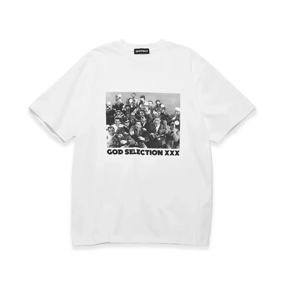 GOD SELECTION XXX Paparazzi Logo Photo Tee GX-S26-ST-17 "White"