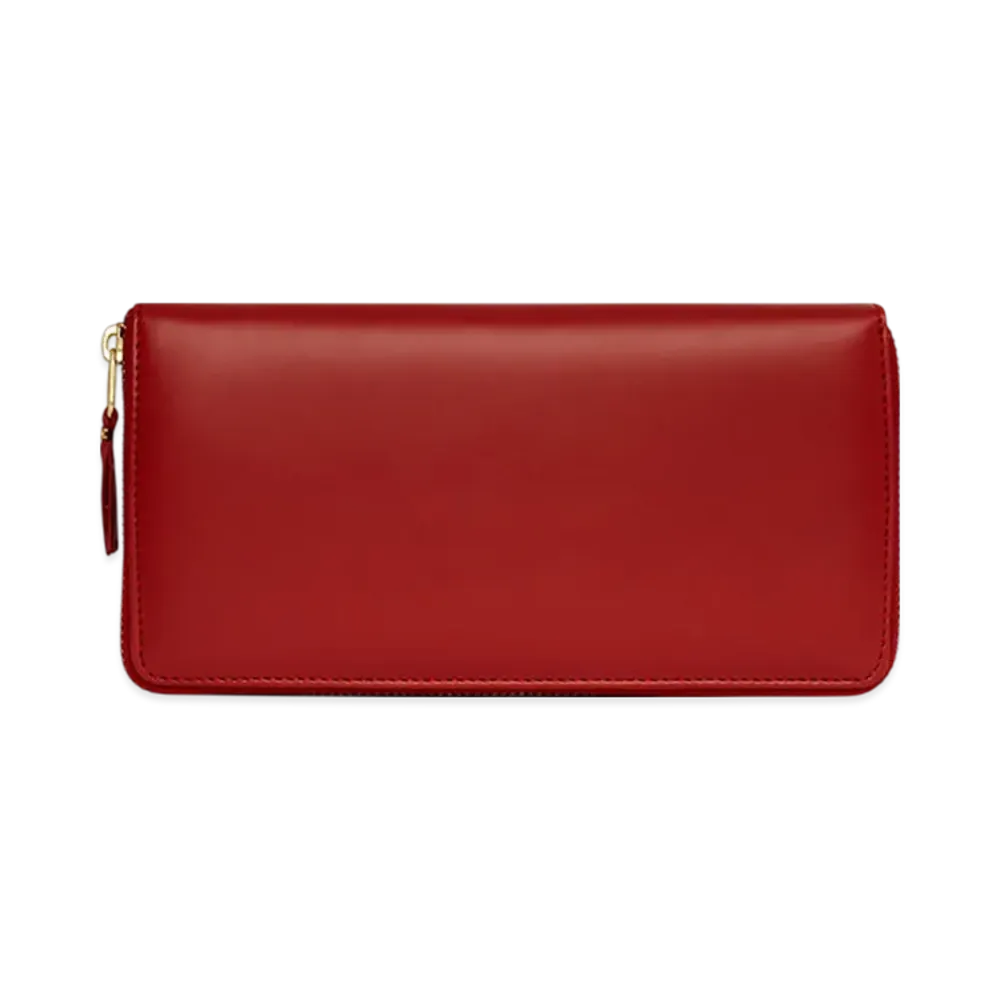 COMME des GARCONS Wallet Colored Leather "Red"