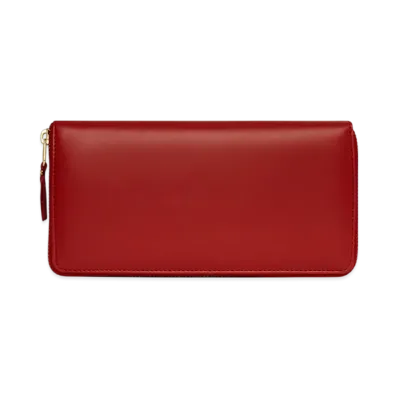 COMME des GARCONS Wallet Colored Leather "Red"