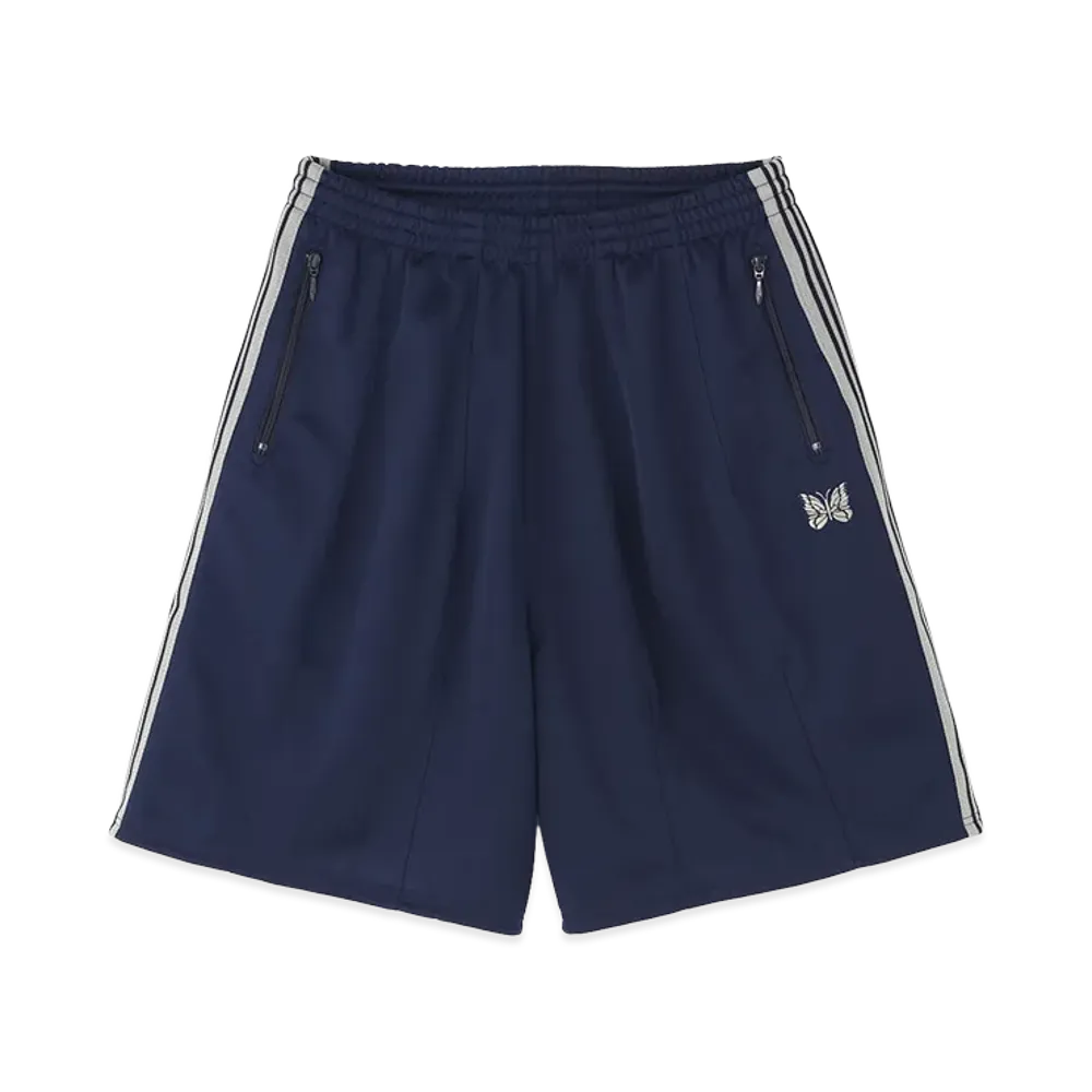 NEEDLES x B'2nd H.D. Track Short Pant - Poly Smooth "Navy"