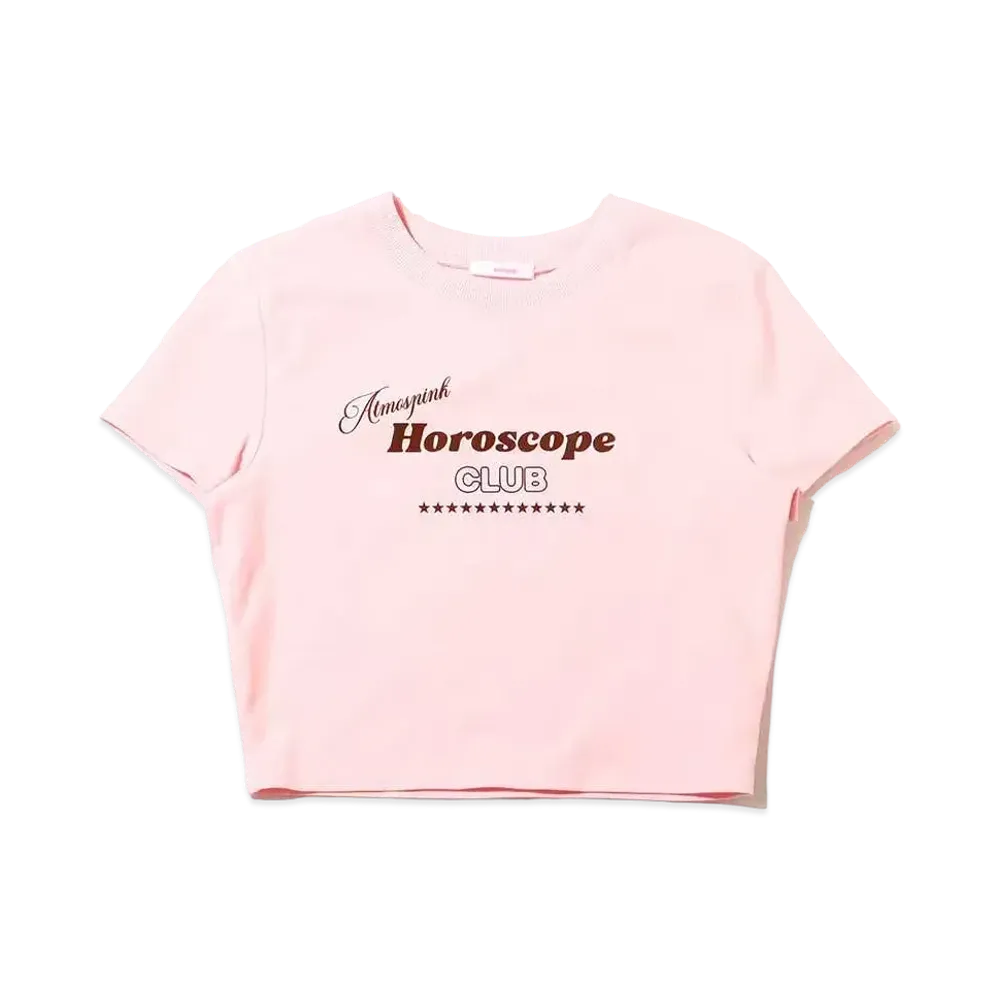 atmos pink Minimal Logo T "Pink"