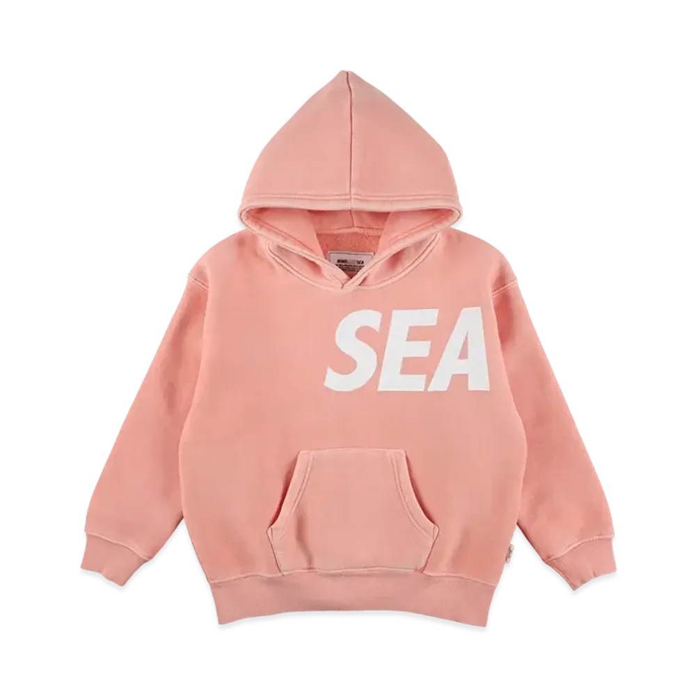WIND AND SEA x Smoothy Sea Pigment Hoodie "Pink"