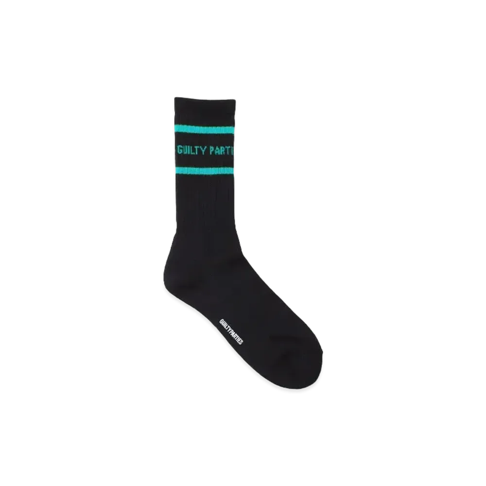 WACKO MARIA Logo Jacquard Socks "Green"
