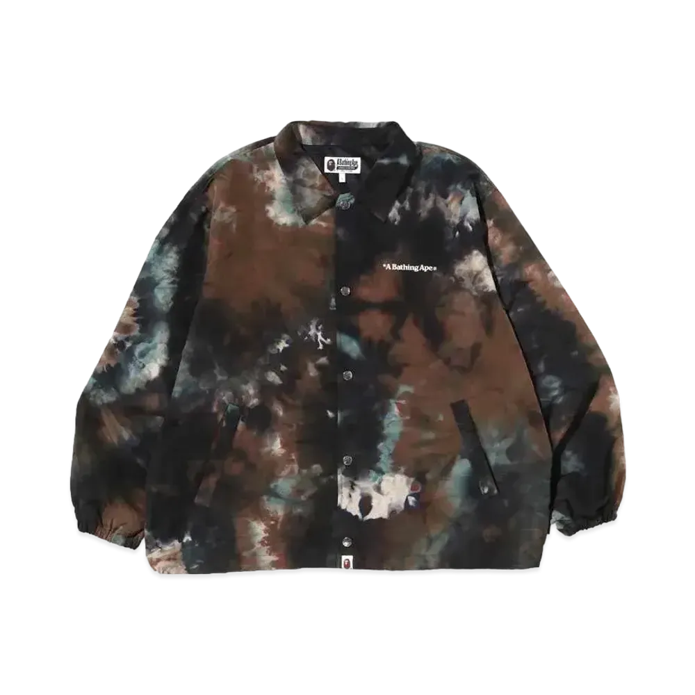 A BATHING APE Chusen Relaxed Fit Coach Jacket "Brown"