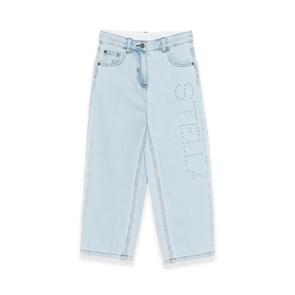 STELLA McCARTNEY Kids Jeans With Embroidery "Blue"
