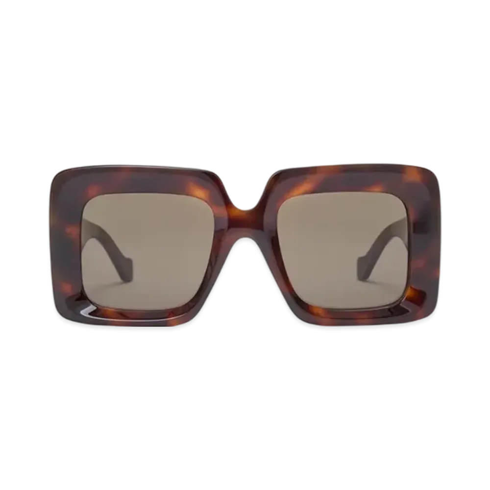 LOEWE Square Maxi Anagram Sunglasses "Havana"