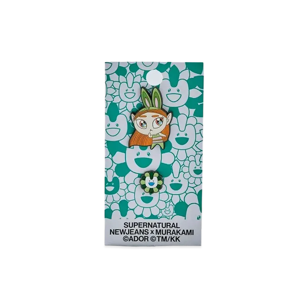 NewJeans x Takashi Murakami Supernatural Metal Pin Badge "Haerin"