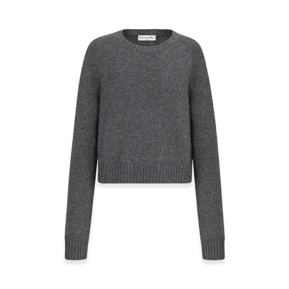 Dior Women's Sweater Cashmere Knit "Gray"