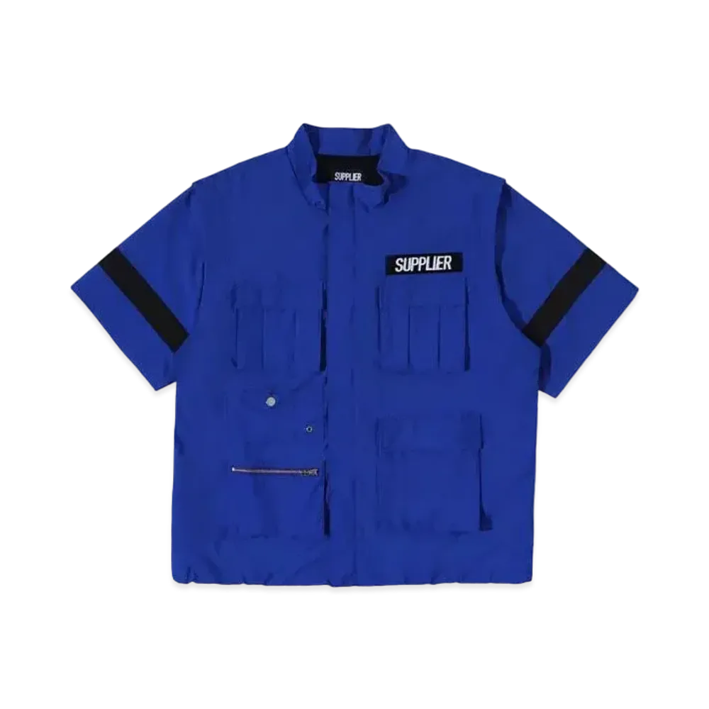 SUPPLIER Cargo Pocket Shirt "Blue"