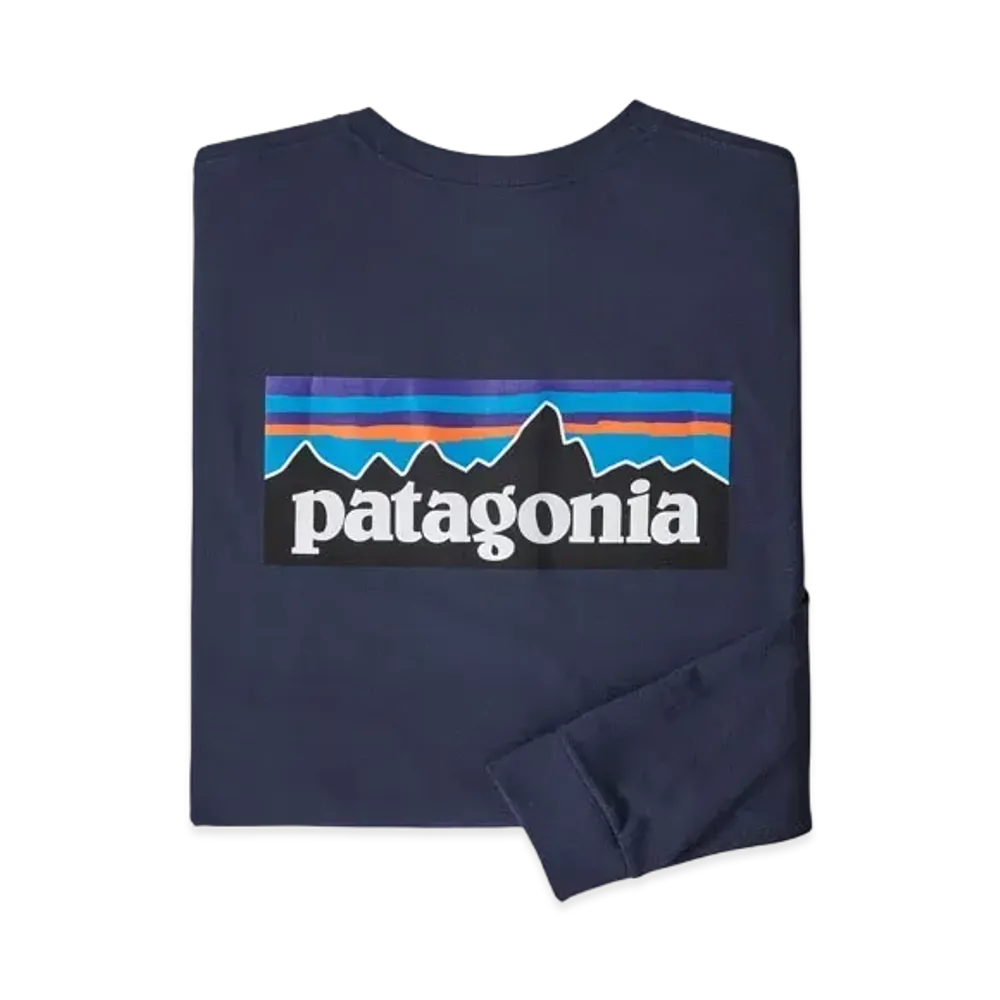 patagonia Men's LongSleeve P-6Logo Responsibility "Classic Navy"