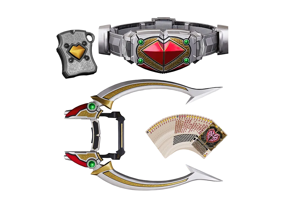 BANDAI "COMPLETE SELECTION MODIFICATION" -MASKED RIDER BLADE- Chalice Rouzer & Chalice Arrow