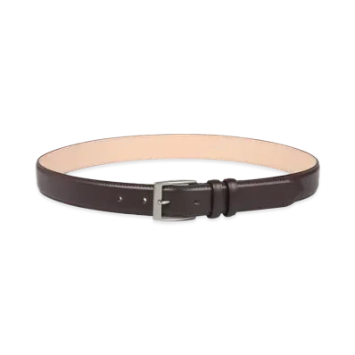 Paul Smith Classic Buckle Leather Belt "DarkBrown"