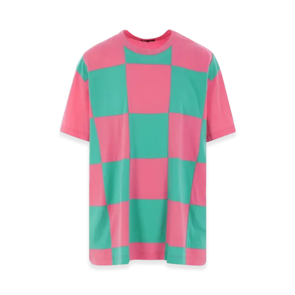 COMME des GARCONS HOMME PLUS Check Tee "Pink"