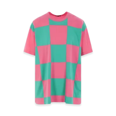 COMME des GARCONS HOMME PLUS Check Tee "Pink"