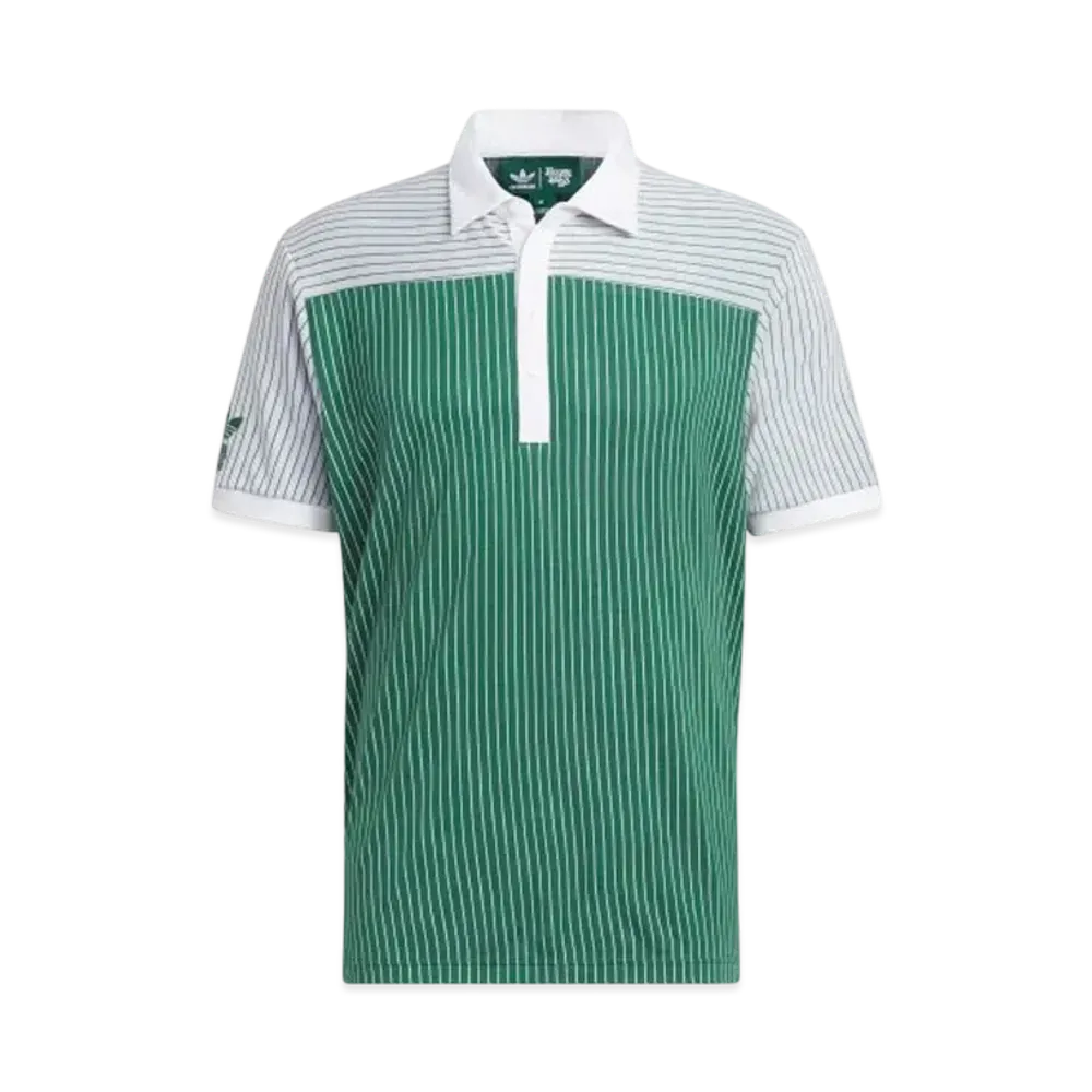 adidas Bogey Boys Stripe Polo "Collegiate Green"