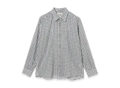 BEAMS FUTURE ARCHIVE Checkered Shirt "White"