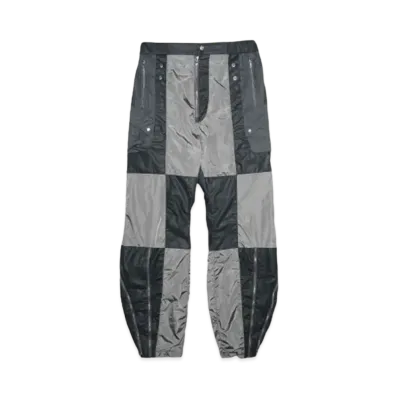 IZZY DU CHECK PANTS "BLACK/ARMY GREEN"